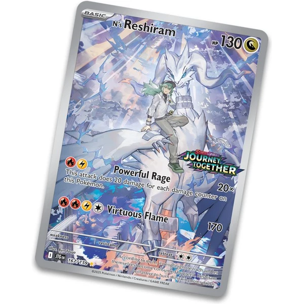 Pokémon TCG: SV09 Journey Together - Enhanced Booster Box (36 booster + Reshiram karta) - Pokémon karty - Obrázok S34D000K01