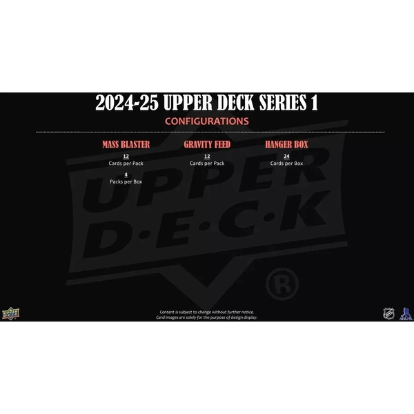 Hokejové karty 2024-25 Upper Deck Series 1 Hockey Gravity Box - Hokejové karty - Obrázok S35B000L01