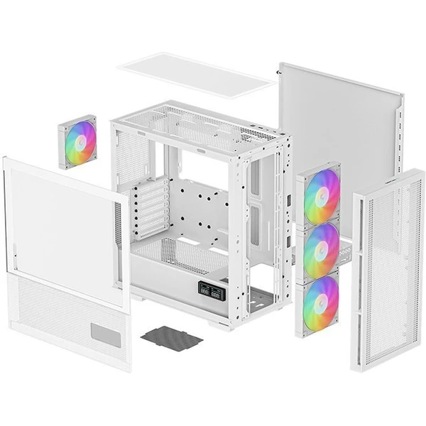 DEEPCOOL CH560 DIGITAL biela - Počítačové skrine - Obrázok S3V8000K01