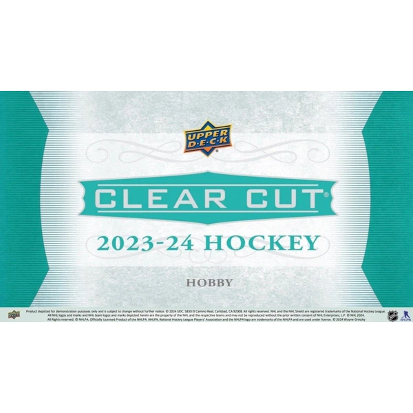 Hokejové karty 2023-24 Upper Deck Clear Cut Hockey Hobby Box - Hokejové karty - Obrázok S3YB000K01