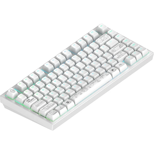 Dark Project ALU81A Terra Nostra mechanická mechanická klávesnica (US) biela - Klávesnice - Obrázok S5IA000O01