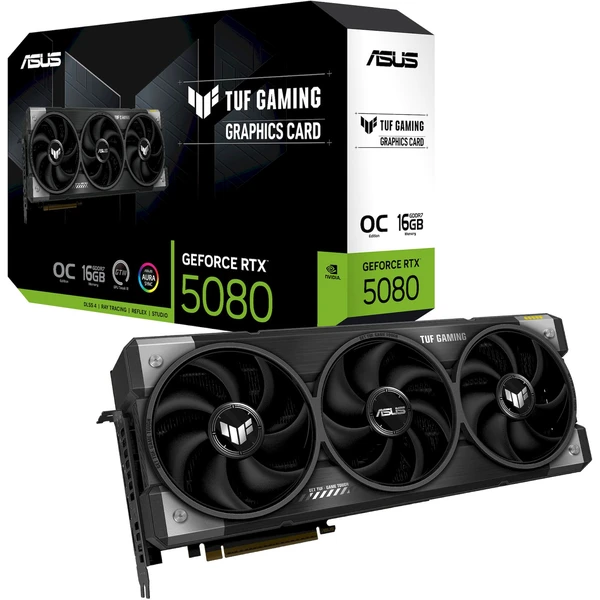 ASUS TUF Gaming NVIDIA GeForce RTX 5080 16GB GDDR7 OC - Grafické karty - Obrázok S6JB000O01