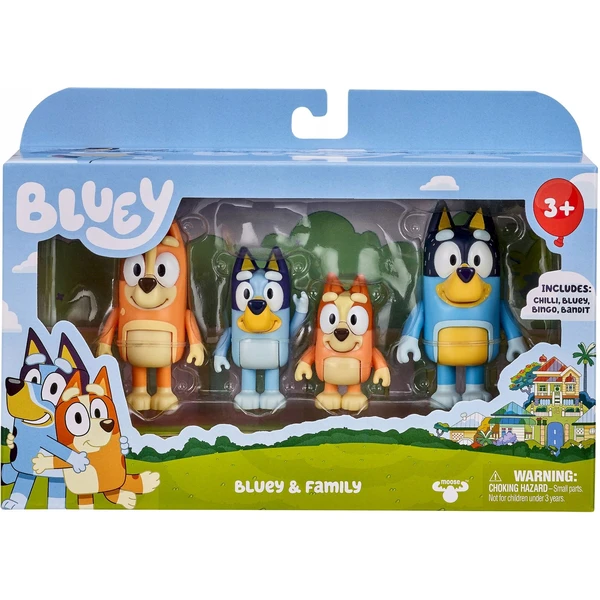 Bluey Action Figures 4-Pack - Figúrky - Obrázok S6LE000L01
