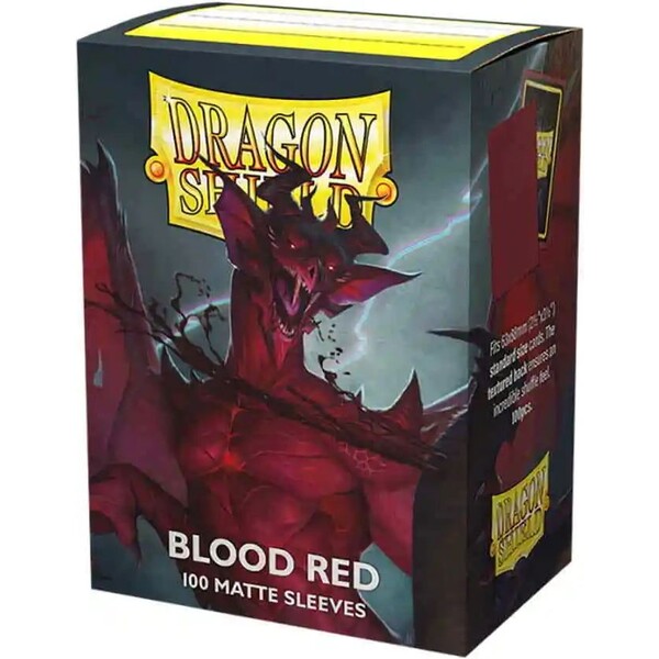 E-shop Dragon Shield Standard Matte Sleeevs Blood Red Simurag (100 sleevov)