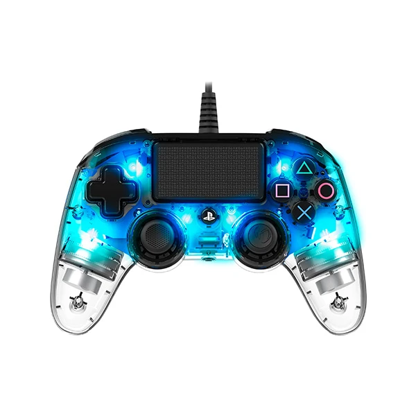 PS4 HW Gamepad Nacon Compact Controller Clear Blue - Herné ovládače - Hlavný obrázok