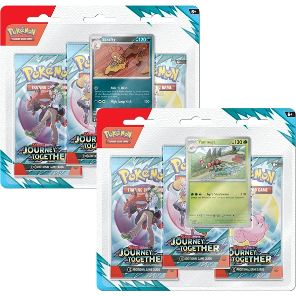 Pokémon TCG: SV09 Journey Together - 3 Blister Booster - Pokémon karty - Hlavný obrázok