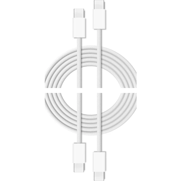 Cubenest zapletený USB-C/USB-C napájací kábel 60W 1m farebné 4ks - Káble a redukcie - Obrázok SRD5000O01