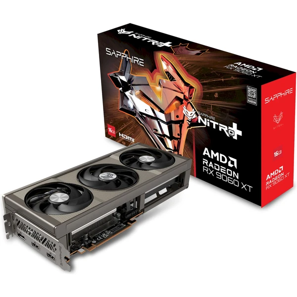 Sapphire NITRO+ AMD Radeon RX 9060 XT GAMING OC 16GB - Grafické karty - Obrázok T01H000N01