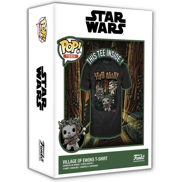 Funko Boxed Tee: Star Wars: Return of the Jedi - Ewok M - Tričká - Obrázok T1OA000P01