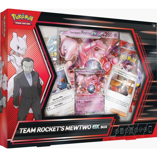 Pokémon TCG: Team Rocket's Mewtwo ex Box - Pokémon karty - Hlavný obrázok
