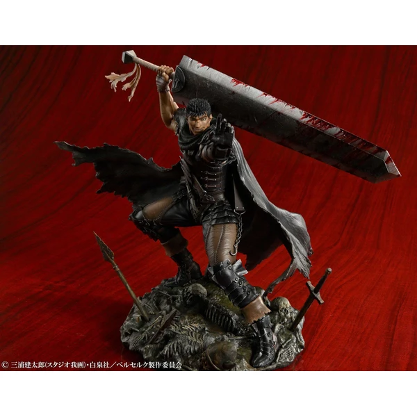 Soška Medicos Entertainment Berserk - Guts Black Swordsman 26 cm - Sochy a sošky - Obrázok T2KD000P01