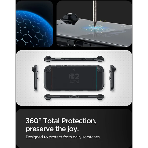 Spigen Air Fit puzdro Nintendo Switch 2 číre - Puzdra - Obrázok T4QF000L01