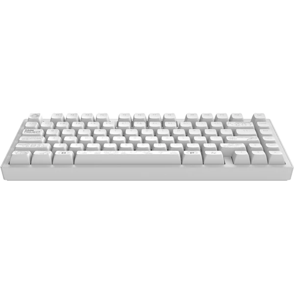 Dark Project ALU81A Terra Nostra mechanická mechanická klávesnica (US) biela - Klávesnice - Obrázok T5IA000O01