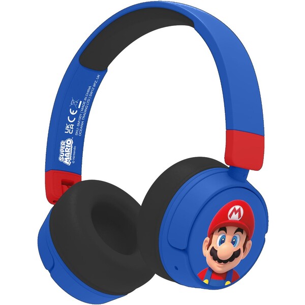 E-shop OTL bezdrôtové slúchadlá detské s motívom Super Mario modrá
