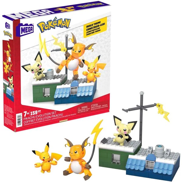 E-shop Pokémon MEGA Construction Set Pikachu Evolution Set
