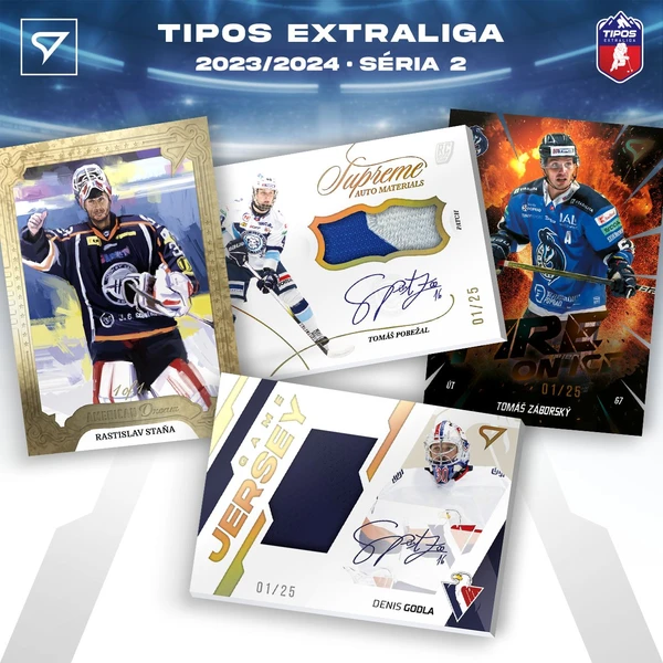 Hokejové karty SportZoo Štartovací balíček Tipos extraliga 2023/24 - 2. séria - Hokejové karty - Obrázok TFQ2000P01