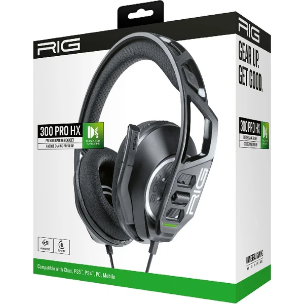 Nacon RIG 300 PRE HX herný headset pre XONE/XSX|S čierny - Slúchadlá - Obrázok TI37700301