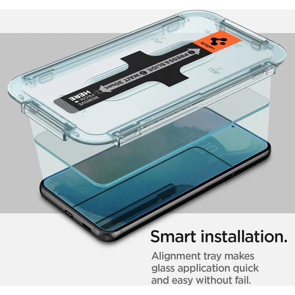 Spigen Glas tR EZ Fit 2 Pack tvrdené sklo Samsung Galaxy S22+ - Ochranné fólie a sklo - Obrázok TWE0700301