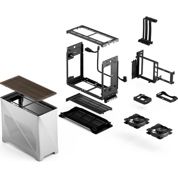 Fractal Design Era 2 Silver - Počítačové skrine - Obrázok U14B000N01