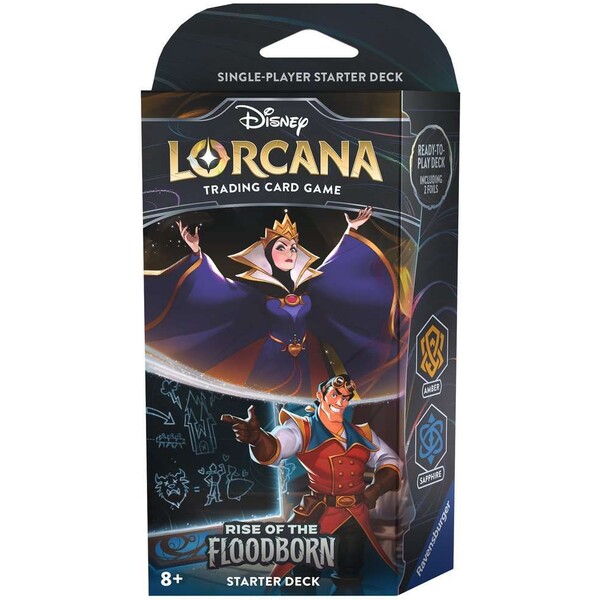 E-shop Disney Lorcana: Rise of the Floodborn - Starter Deck Amber & Sapphire