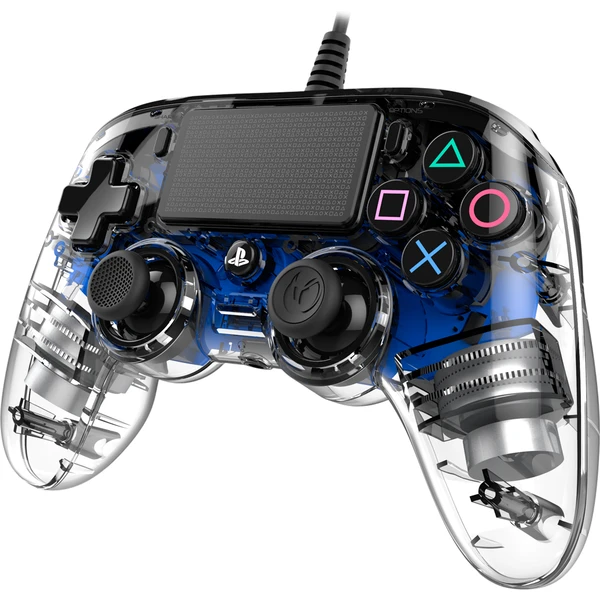 PS4 HW Gamepad Nacon Compact Controller Clear Blue - Herné ovládače - Obrázok U7OH100201