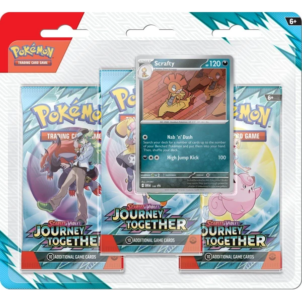 Pokémon TCG: SV09 Journey Together - 3 Blister Booster - Pokémon karty - Obrázok UC1C000O01