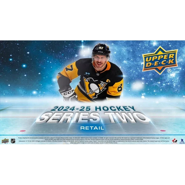 Hokejové karty Upper Deck 2024/25 Series 2 Hockey TIN Box - Hokejové karty - Obrázok UESF000N01