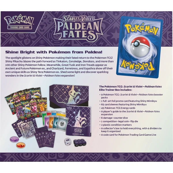 Pokémon TCG: SV4.5 Paldean Fates - Elite Trainer Box - Pokémon karty - Obrázok UU10000O01