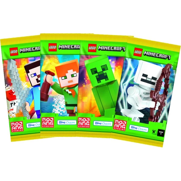 Lego Minecraft TCG Balíček kariet (1. séria) - Zberateľské karty a nálepky - Obrázok V0E6000K01