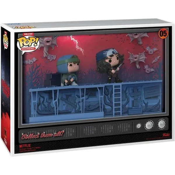 Funko POP! #05 Moments DLX: Stranger Things: Moment - Dustin/Eddie/Demobats Phase Three - Funko POP! - Obrázok V16D000P01