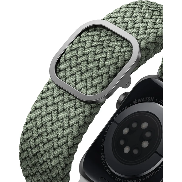 UNIQ Aspen Braided remienok Apple Watch 42/41/40/38mm zelený - Remienky - Obrázok V2LP600301