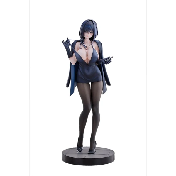 Soška Hanabee Original Character - Ishimi Yokoyama Black One-piece Dress (ilustrácia od Bara) 28 cm - Sochy a sošky - Hlavný obrázok