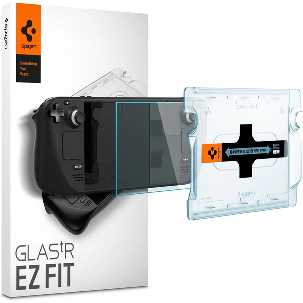 Spigen Glass tR EZ Fit tvrdené sklo pre Steam Deck - Ochranné fólie a sklo - Hlavný obrázok