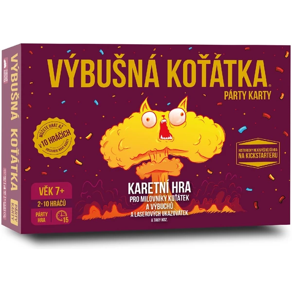 Výbušné mačiatka: Párty karty - Kartové hry - Hlavný obrázok