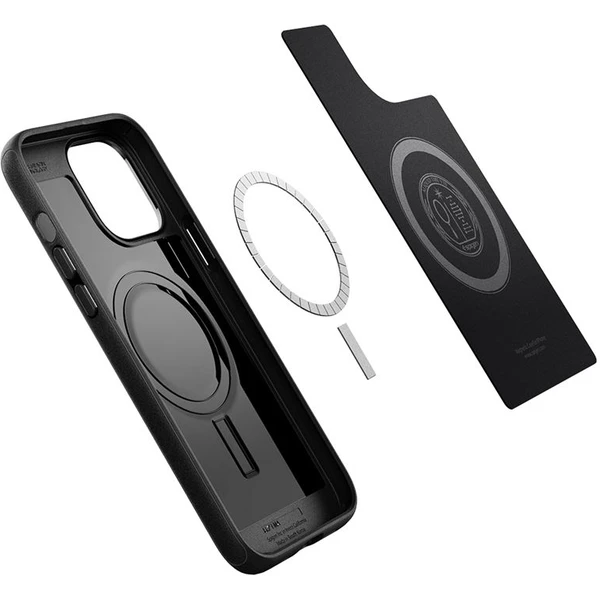 Spigen MagArmor magnetický kryt iPhone 13 Pro Max čierny - Puzdra - Obrázok VO1Z000501