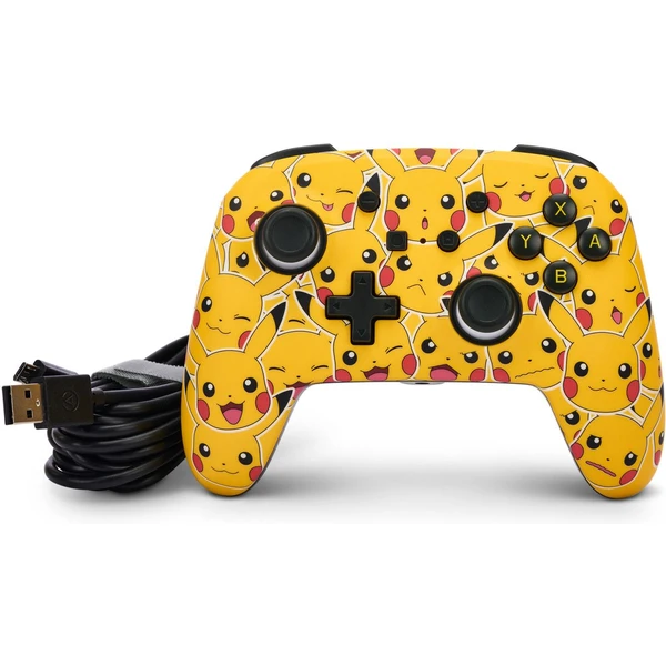 PowerA Enhanced Wired Controller pre Nintendo Switch – Pikachu Moods - Herné ovládače - Obrázok VUVM300401