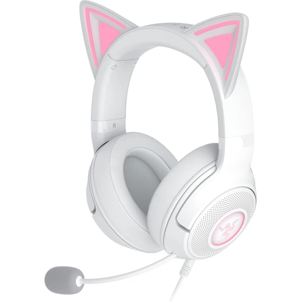 Razer Kraken Kitty V2 slúchadlá biela - Slúchadlá - Obrázok W06F000L01