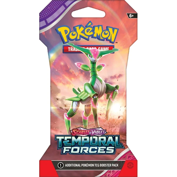 Pokémon TCG: SV05 Temporal Forces - 1 Blister Booster - Pokémon karty - Obrázok W09H000L01