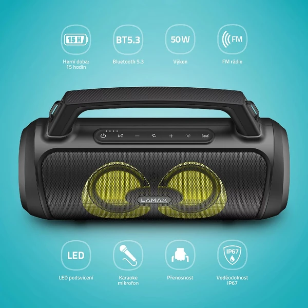 LAMAX PartyGo1 Play prenosný reproduktor - Reproduktory - Obrázok W235000K01