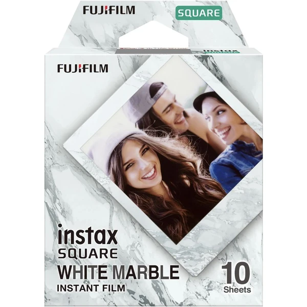 Fujifilm Instax Square White Marble film (10 ks) - Filmy pre instantné fotoaparáty - Obrázok W3Z6000O01