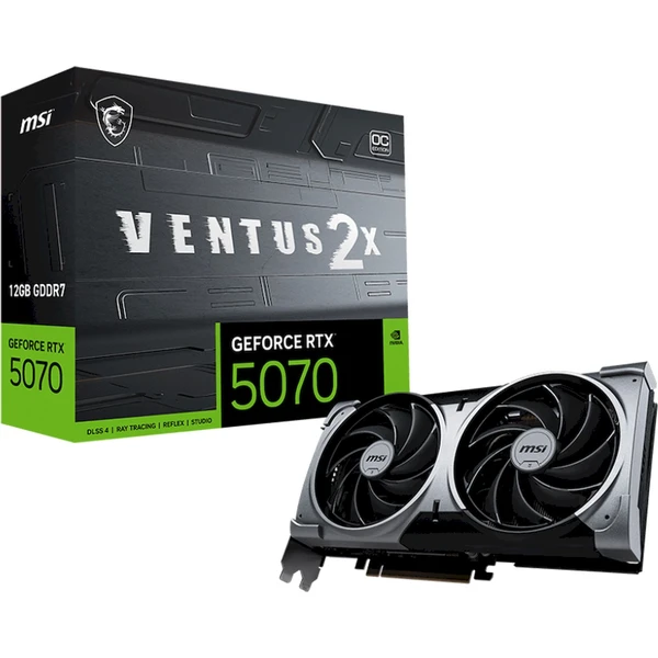 MSI NVIDIA GeForce RTX 5070 12G VENTUS 2X OC - Grafické karty - Obrázok W6MD000J01