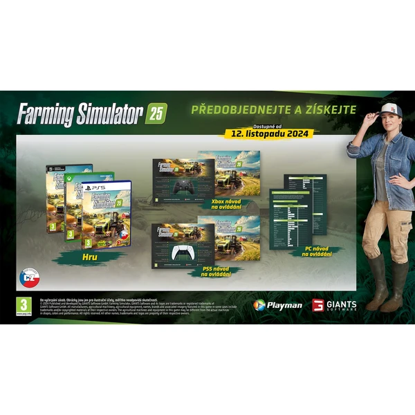 Darček k hre Farming Simulator 25 - Návod (PC) - Darčeky - Hlavný obrázok