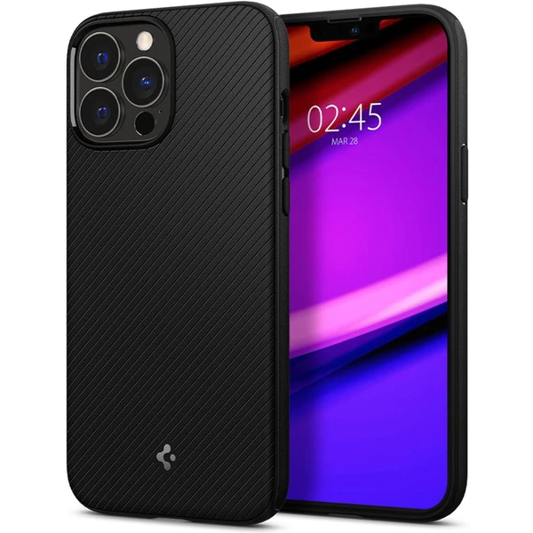 Spigen MagArmor magnetický kryt iPhone 13 Pro Max čierny - Puzdra - Obrázok WO1Z000501