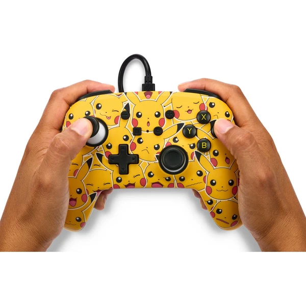 PowerA Enhanced Wired Controller pre Nintendo Switch – Pikachu Moods - Herné ovládače - Obrázok WUVM300401