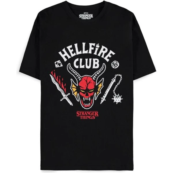 Tričko Stranger Thing krátky rukáv - Hellfire Club L - Tričká - Hlavný obrázok