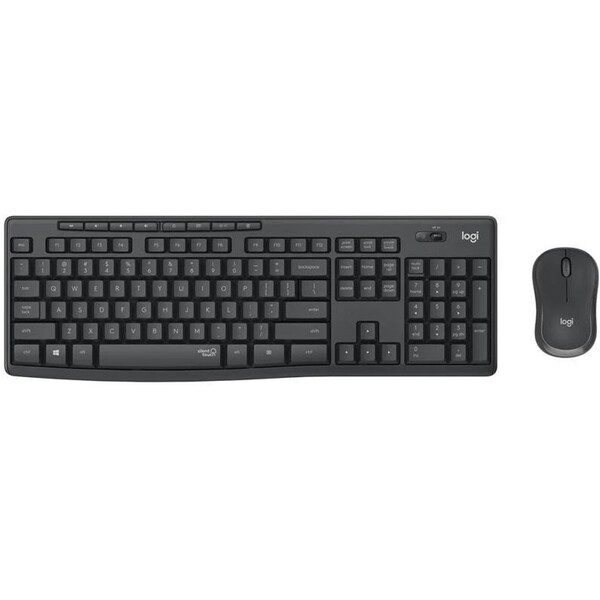 E-shop Logitech MK295 Silent Wireless Combo bezdrôtová klávesnica CZ/SK + myš čierna