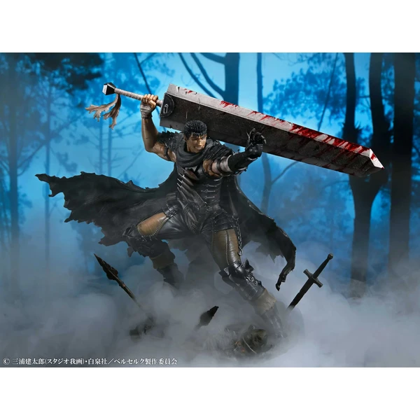 Soška Medicos Entertainment Berserk - Guts Black Swordsman 26 cm - Sochy a sošky - Obrázok X2KD000P01