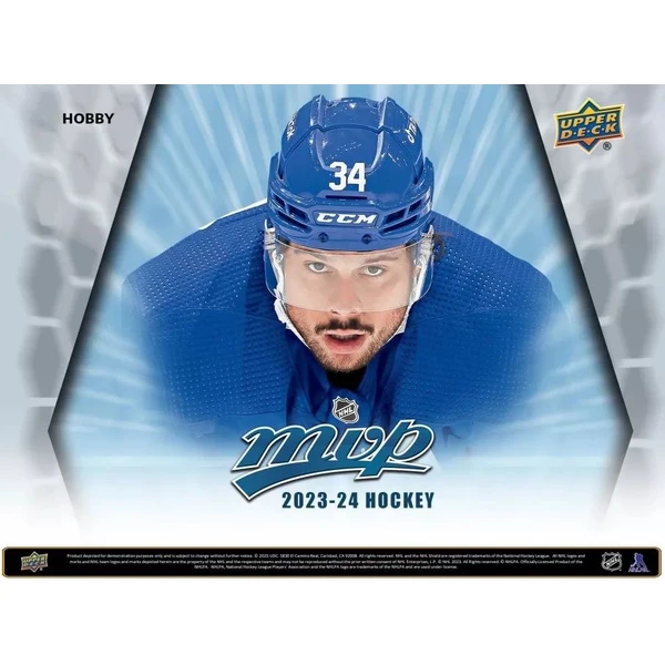 Hokejové karty Upper Deck - 23-24 UD MVP Hockey Hobby Balíček - Hokejové karty - Obrázok X6CR100501