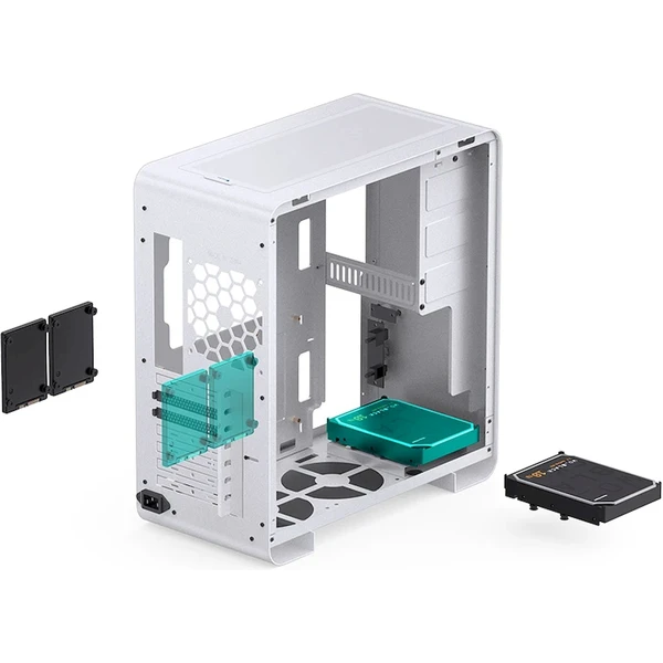 Jonsbo U4 Pro Mesh biela - Počítačové skrine - Obrázok XDTD000K01
