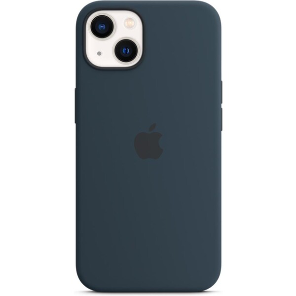 E-shop Apple silikónový kryt s MagSafe na iPhone 13 hlbokomorsky modrý